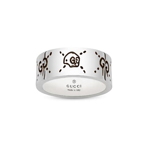 gucci ghost ring diamonds|Gucci ghost ring used.